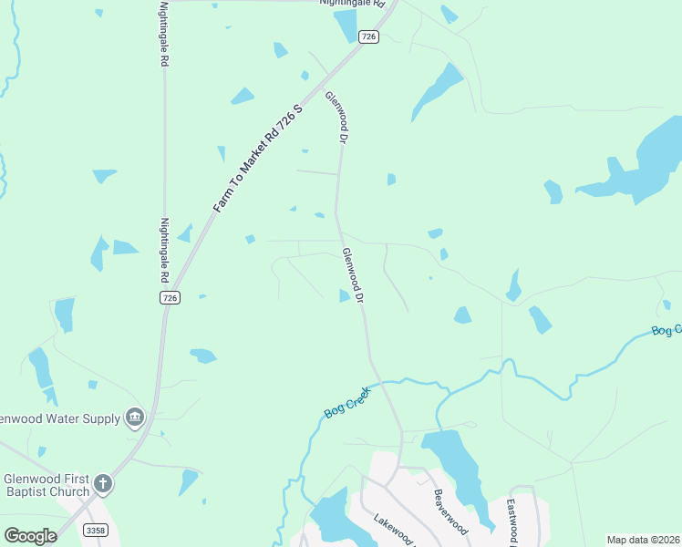 map of restaurants, bars, coffee shops, grocery stores, and more near 5466 Glenwood Drive in Gilmer