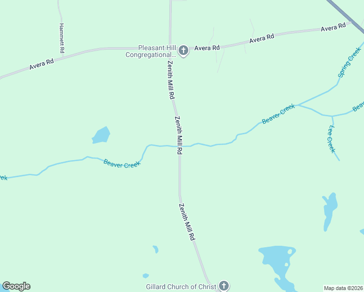 map of restaurants, bars, coffee shops, grocery stores, and more near 1785 Zenith Mill Road in Roberta