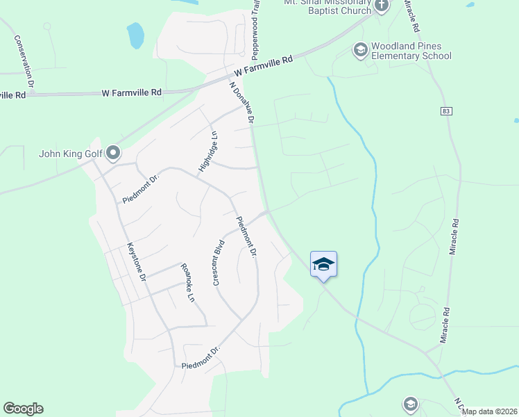 map of restaurants, bars, coffee shops, grocery stores, and more near 1543-1599 Crescent Boulevard in Auburn