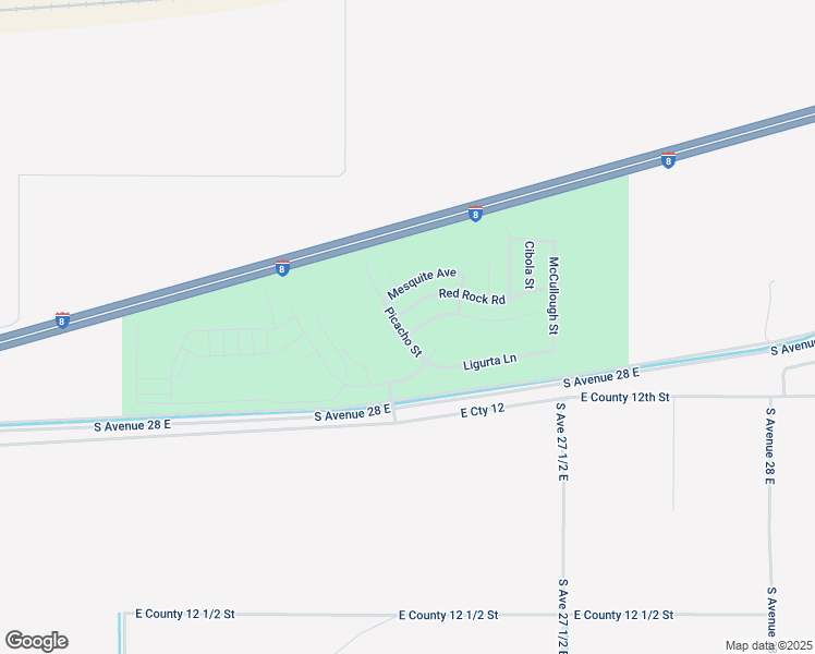 map of restaurants, bars, coffee shops, grocery stores, and more near 11732 Picacho Street in Wellton