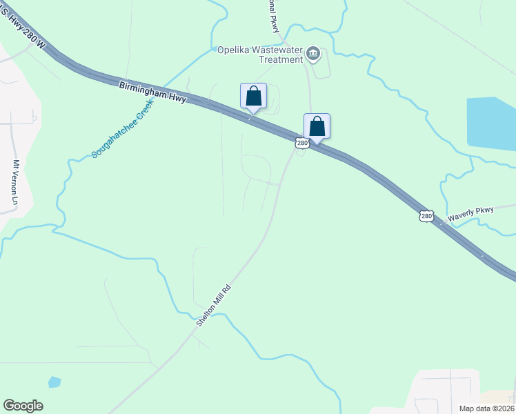 map of restaurants, bars, coffee shops, grocery stores, and more near 2175 Turnbury Lane in Auburn