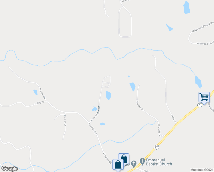 map of restaurants, bars, coffee shops, grocery stores, and more near 300 Acres of Shade Drive in Cataula