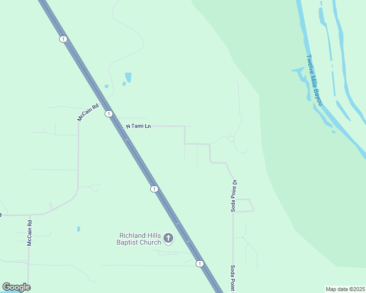 map of restaurants, bars, coffee shops, grocery stores, and more near 2270 J and J Trail in Shreveport