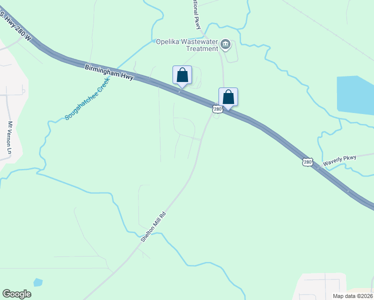 map of restaurants, bars, coffee shops, grocery stores, and more near 2175 Turnbury Lane in Auburn
