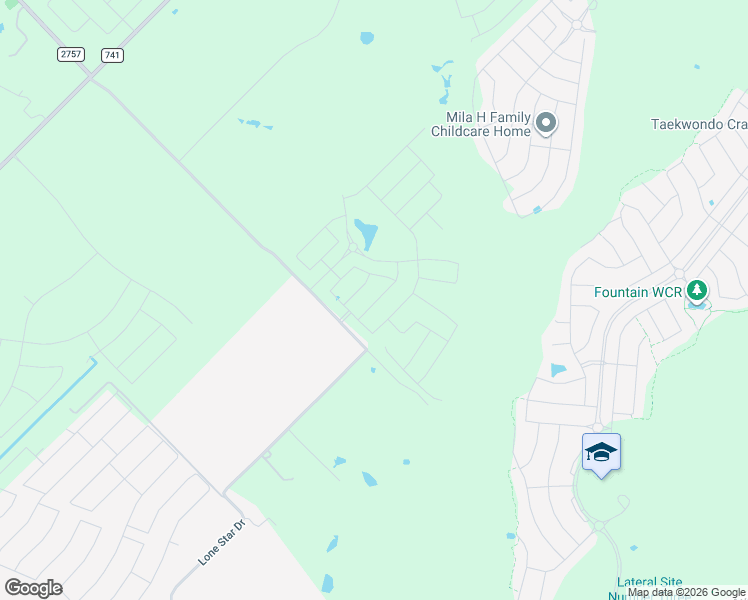 map of restaurants, bars, coffee shops, grocery stores, and more near in Crandall