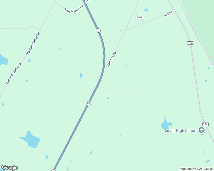 map of restaurants, bars, coffee shops, grocery stores, and more near 15366 Texas 43 in Karnack