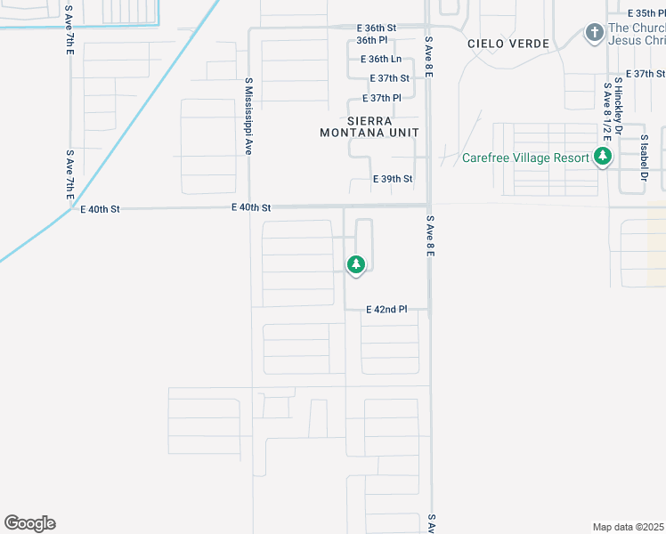 map of restaurants, bars, coffee shops, grocery stores, and more near 4141 South Buckthorn Drive in Yuma