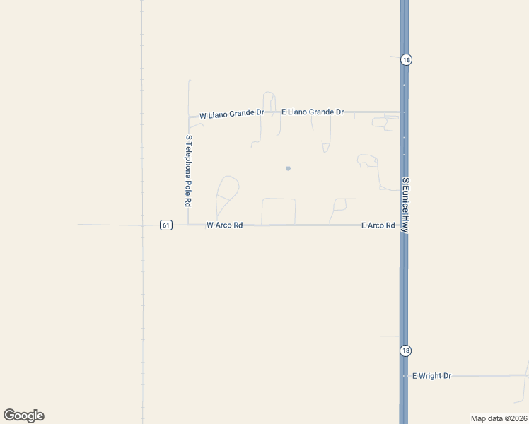 map of restaurants, bars, coffee shops, grocery stores, and more near 207 East Townsend Place in Hobbs