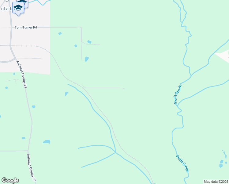 map of restaurants, bars, coffee shops, grocery stores, and more near 1587 Tom Turner Road in Billingsley