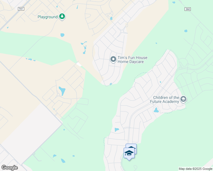 map of restaurants, bars, coffee shops, grocery stores, and more near 3100 Helix Bay Drive in Crandall