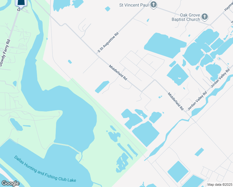 map of restaurants, bars, coffee shops, grocery stores, and more near 3723 Middlefield Street in Dallas