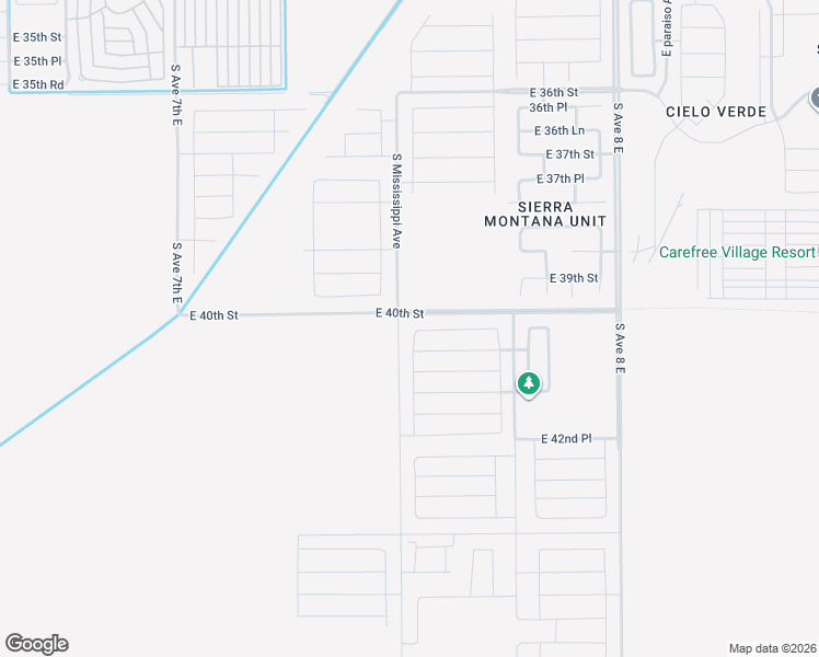 map of restaurants, bars, coffee shops, grocery stores, and more near South Sunflower Drive in Yuma
