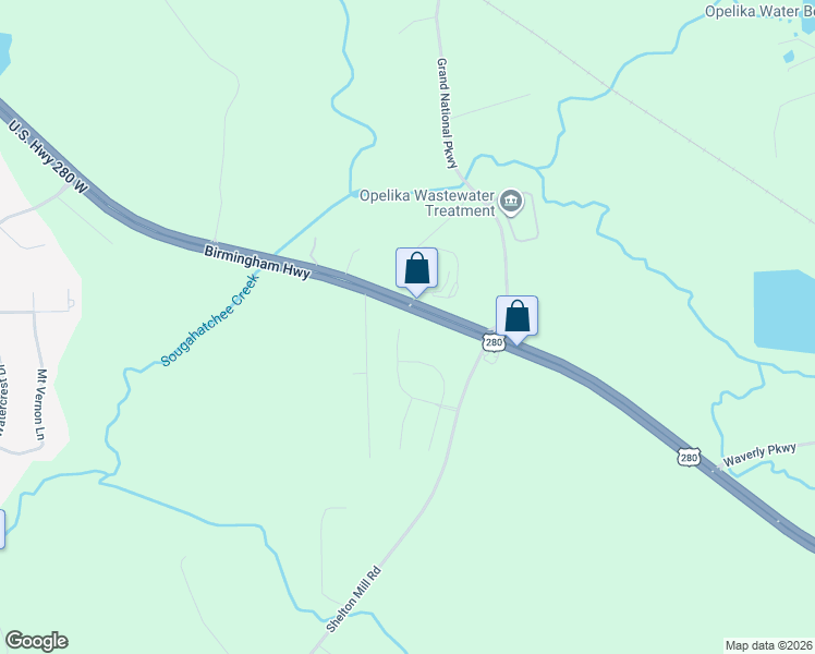 map of restaurants, bars, coffee shops, grocery stores, and more near 2244 Turnbury Lane in Auburn