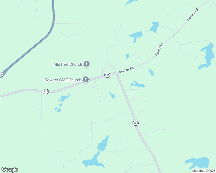 map of restaurants, bars, coffee shops, grocery stores, and more near 101 Woodland Drive in Cataula