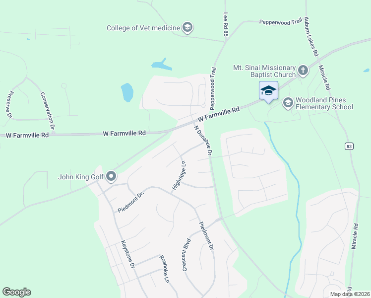 map of restaurants, bars, coffee shops, grocery stores, and more near 1692 Stone Pointe Drive in Auburn