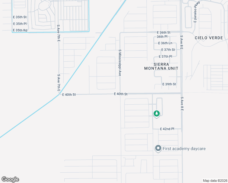 map of restaurants, bars, coffee shops, grocery stores, and more near S Sunflower Dr in Yuma