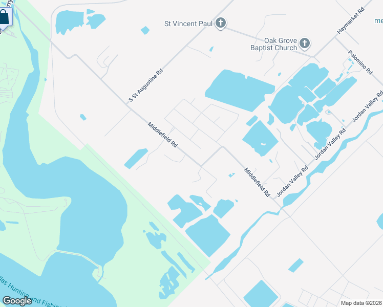 map of restaurants, bars, coffee shops, grocery stores, and more near 3618 Middlefield Street in Dallas