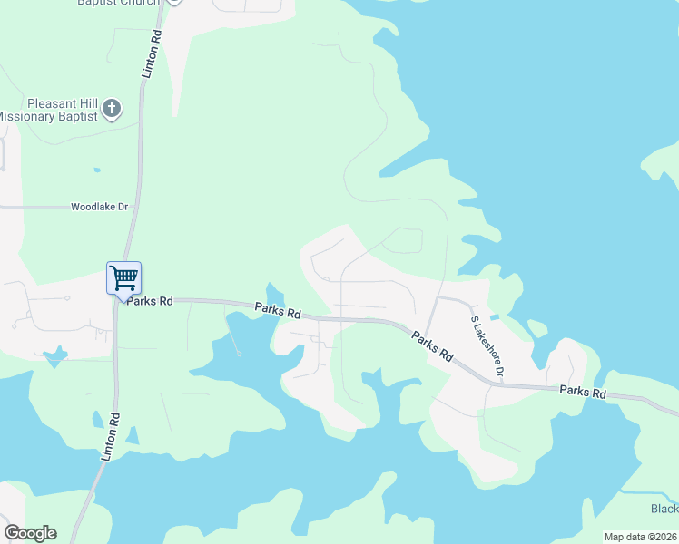 map of restaurants, bars, coffee shops, grocery stores, and more near 67 Turtle Creek Drive in Benton