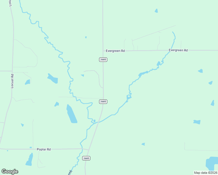map of restaurants, bars, coffee shops, grocery stores, and more near 5194-5576 Farm to Market Road 2685 in Gilmer