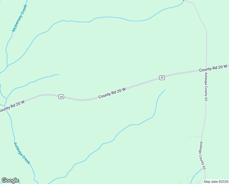 map of restaurants, bars, coffee shops, grocery stores, and more near 804 County Road 20 in Verbena