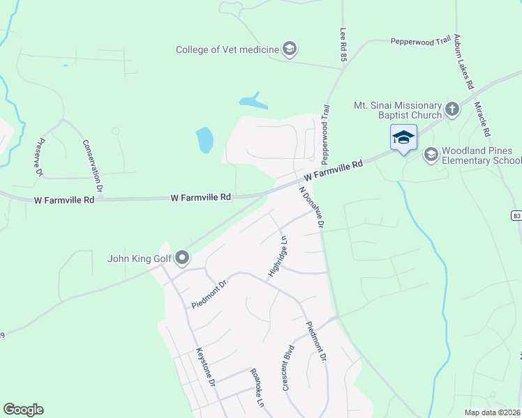 map of restaurants, bars, coffee shops, grocery stores, and more near 1712 Post Oak Court in Auburn