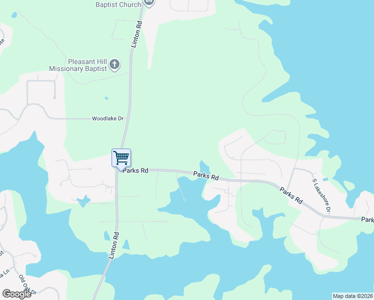 map of restaurants, bars, coffee shops, grocery stores, and more near 341-389 Parks Road in Benton