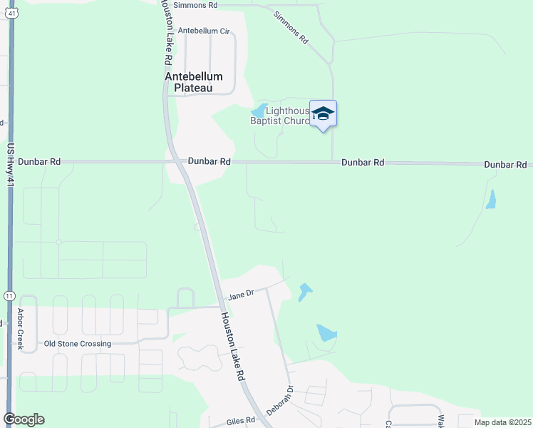 map of restaurants, bars, coffee shops, grocery stores, and more near 105 Clay Stone Court in Warner Robins