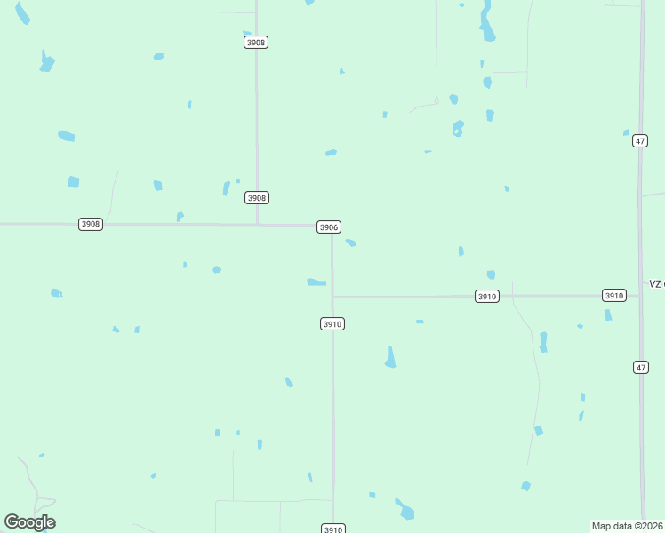 map of restaurants, bars, coffee shops, grocery stores, and more near County Road 3906 in Van Zandt County