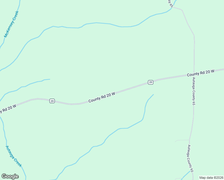 map of restaurants, bars, coffee shops, grocery stores, and more near 804 County Road 20 in Verbena