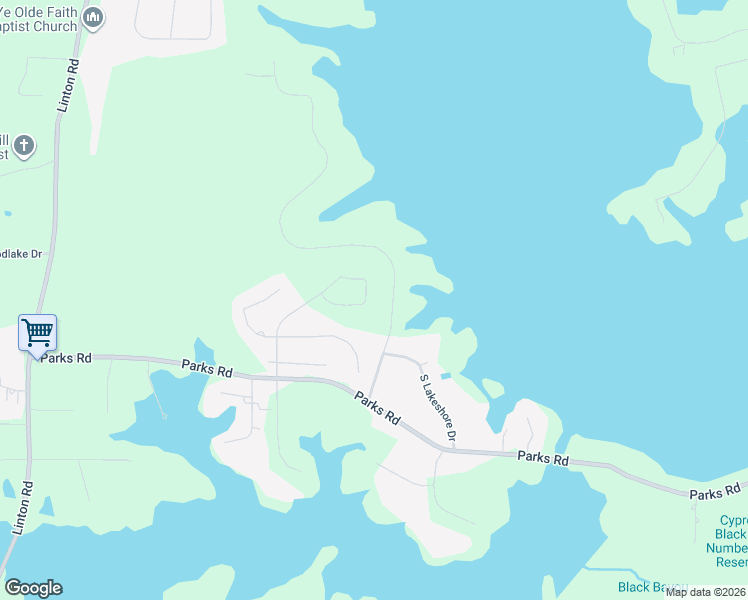 map of restaurants, bars, coffee shops, grocery stores, and more near 67 Turtle Creek Drive in Benton