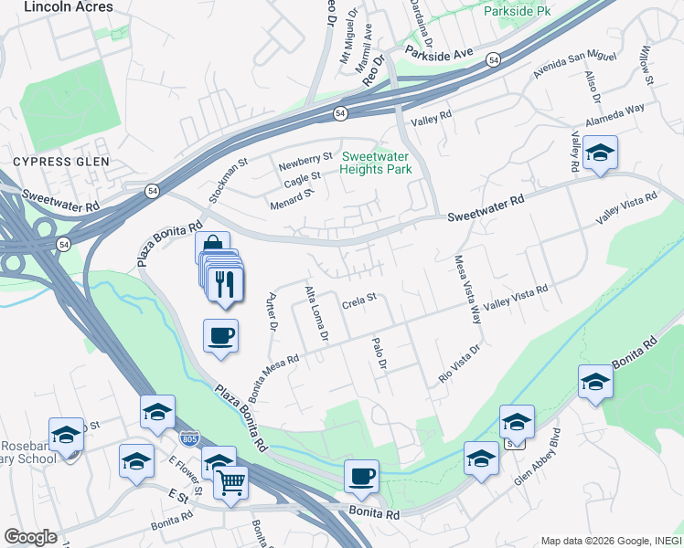 Walk Score Detail Map