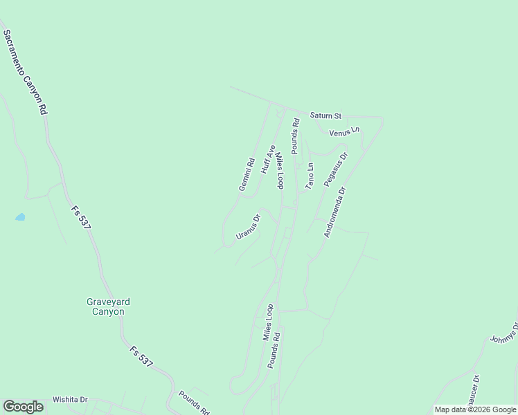 map of restaurants, bars, coffee shops, grocery stores, and more near 77 Huff Avenue in Cloudcroft