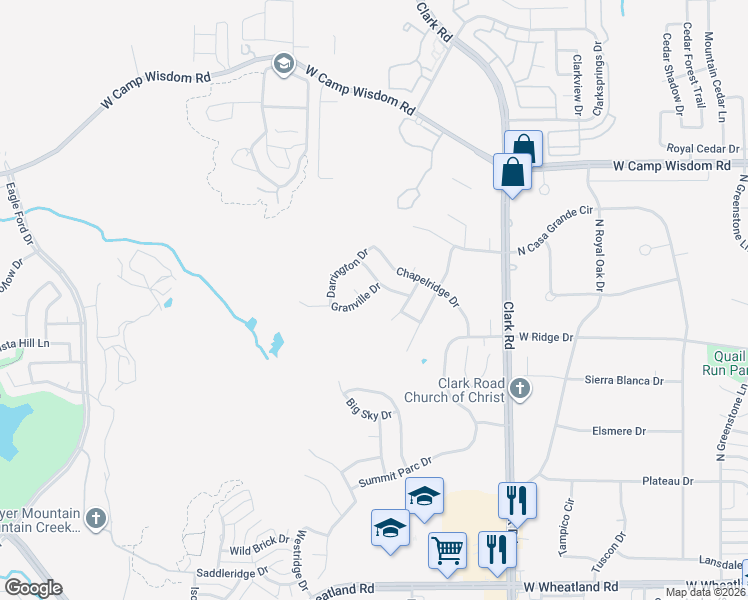 map of restaurants, bars, coffee shops, grocery stores, and more near 7025 Hedgebrook Drive in Dallas