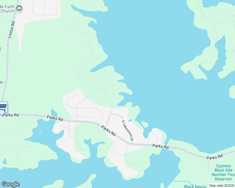 map of restaurants, bars, coffee shops, grocery stores, and more near 348 West Lakeshore Drive in Benton