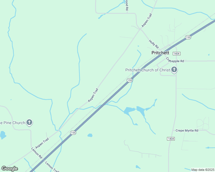 map of restaurants, bars, coffee shops, grocery stores, and more near 5697 Aspen Trail in Gilmer