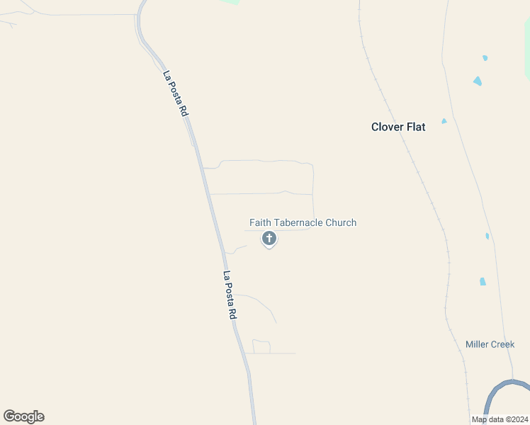 map of restaurants, bars, coffee shops, grocery stores, and more near 1947 La Posta Road in Campo