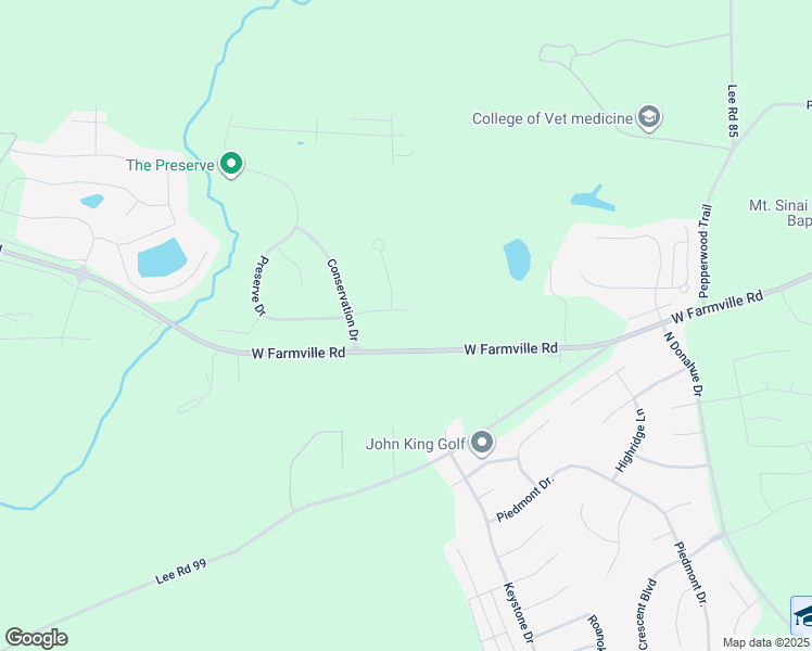 map of restaurants, bars, coffee shops, grocery stores, and more near 1853 Preserve Drive in Waverly