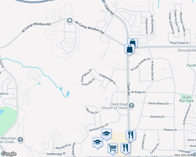 map of restaurants, bars, coffee shops, grocery stores, and more near 7025 Hedgebrook Drive in Dallas