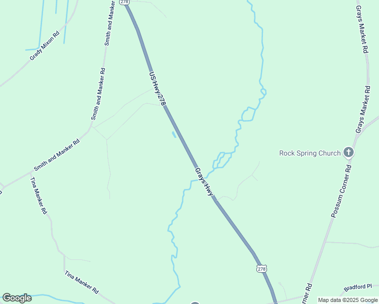 map of restaurants, bars, coffee shops, grocery stores, and more near 1403 Grays Highway in Early Branch