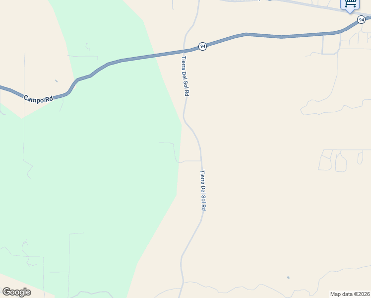 map of restaurants, bars, coffee shops, grocery stores, and more near 1890 Tierra Del Sol Road in Boulevard