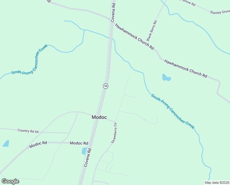 map of restaurants, bars, coffee shops, grocery stores, and more near 42 Modoc Center Road in Swainsboro