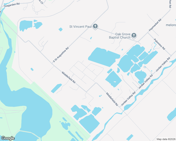 map of restaurants, bars, coffee shops, grocery stores, and more near 3846 Middlefield Street in Dallas