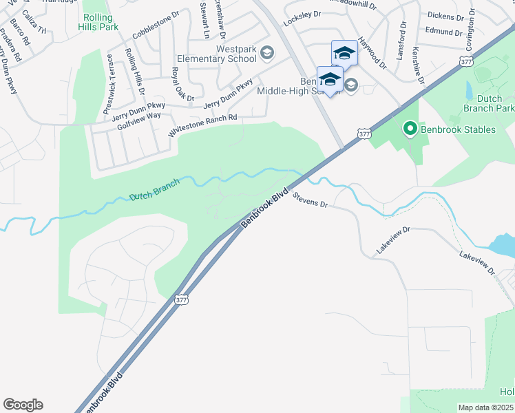 map of restaurants, bars, coffee shops, grocery stores, and more near 11600 Benbrook Boulevard in Benbrook