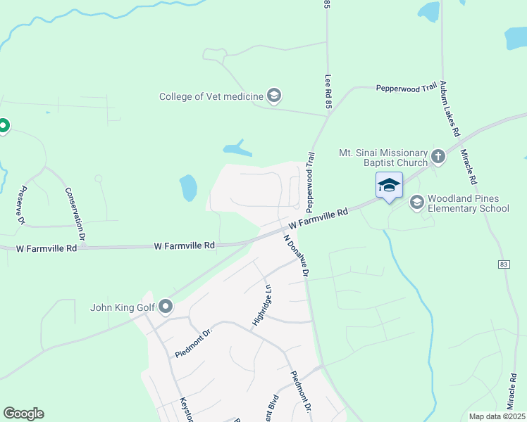 map of restaurants, bars, coffee shops, grocery stores, and more near 1703 Overhill Court in Auburn