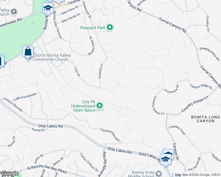 map of restaurants, bars, coffee shops, grocery stores, and more near 4274 Colling Road West in Bonita