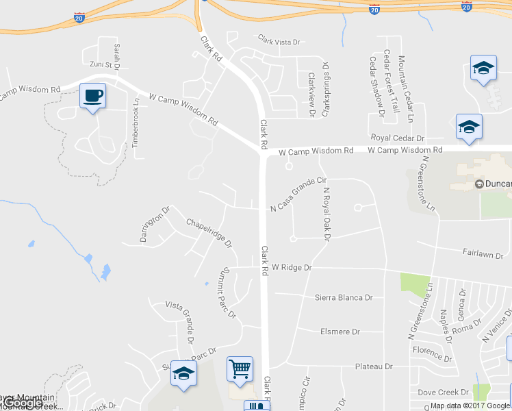 map of restaurants, bars, coffee shops, grocery stores, and more near 8418 Miramax Trail in Dallas