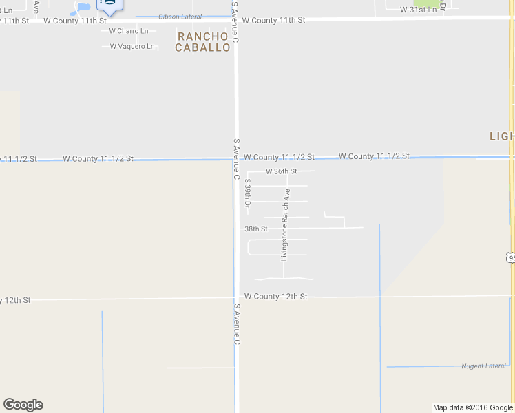 map of restaurants, bars, coffee shops, grocery stores, and more near 3921 West 37th Street in Yuma