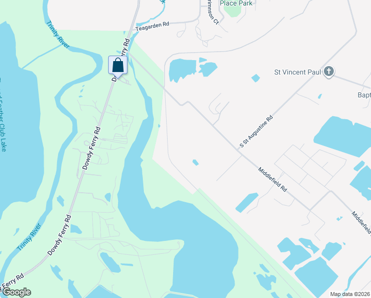 map of restaurants, bars, coffee shops, grocery stores, and more near 3131 Middlefield Street in Dallas