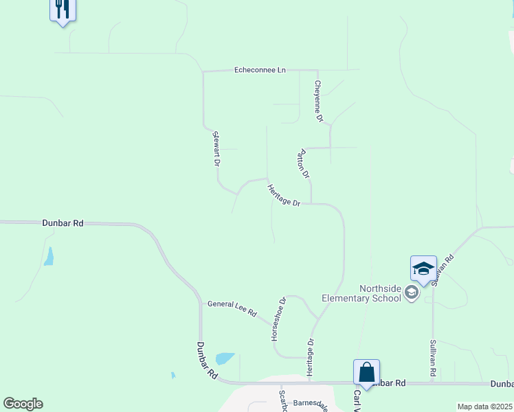 map of restaurants, bars, coffee shops, grocery stores, and more near in Warner Robins