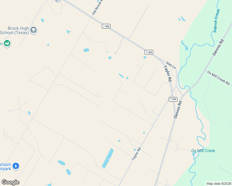 map of restaurants, bars, coffee shops, grocery stores, and more near Heritage Springs Drive in Hudson Oaks